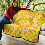 Mandala Sun Print Quilt