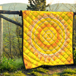 Mandala Sun Print Quilt
