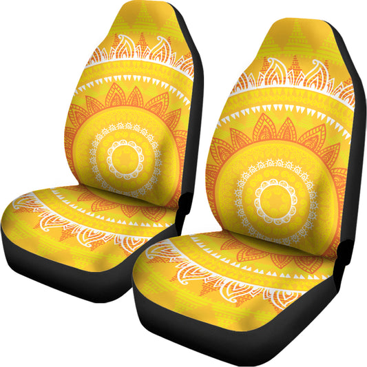 Mandala Sun Print Universal Fit Car Seat Covers