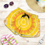Mandala Sun Print Women's Shorts