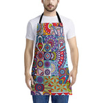 Mandala Tile Bohemian Pattern Print Apron