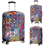 Mandala Tile Bohemian Pattern Print Luggage Cover GearFrost