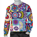 Mandala Tile Bohemian Pattern Print Men's Crewneck Sweatshirt GearFrost