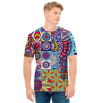 Mandala Tile Bohemian Pattern Print Men's T-Shirt
