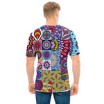 Mandala Tile Bohemian Pattern Print Men's T-Shirt
