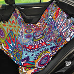Mandala Tile Bohemian Pattern Print Pet Car Back Seat Cover