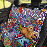 Mandala Tile Bohemian Pattern Print Pet Car Back Seat Cover