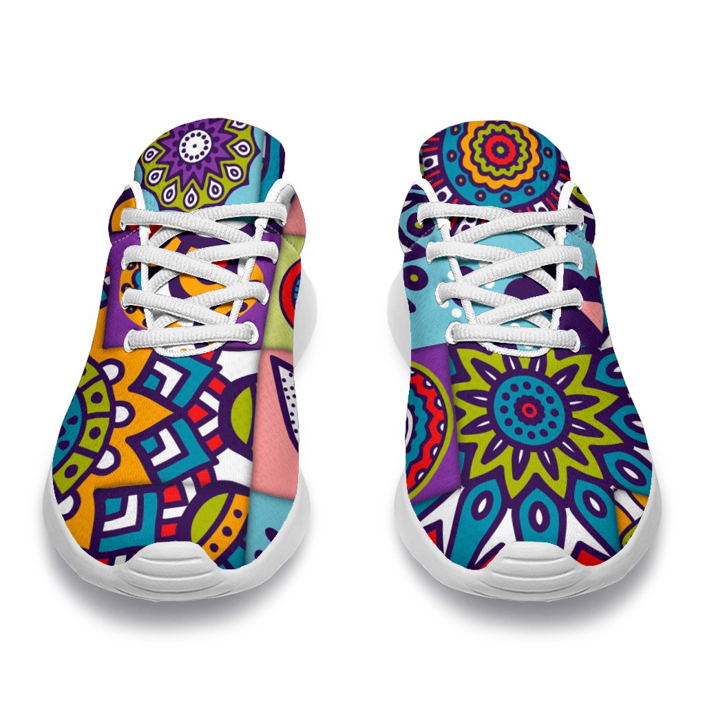 Mandala Tile Bohemian Pattern Print Sport Shoes GearFrost