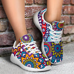 Mandala Tile Bohemian Pattern Print Sport Shoes GearFrost