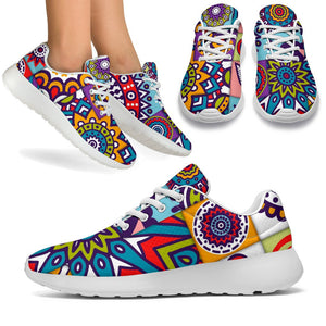 Mandala Tile Bohemian Pattern Print Sport Shoes GearFrost