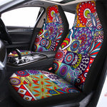 Mandala Tile Bohemian Pattern Print Universal Fit Car Seat Covers