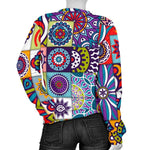 Mandala Tile Bohemian Pattern Print Women's Crewneck Sweatshirt GearFrost