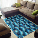 Mandala Waves Bohemian Pattern Print Area Rug GearFrost