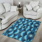 Mandala Waves Bohemian Pattern Print Area Rug GearFrost