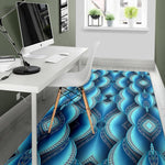 Mandala Waves Bohemian Pattern Print Area Rug GearFrost
