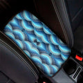 Mandala Waves Bohemian Pattern Print Car Center Console Cover
