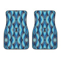Mandala Waves Bohemian Pattern Print Front Car Floor Mats