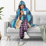 Mandala Waves Bohemian Pattern Print Hooded Blanket