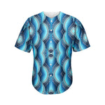 Mandala Waves Bohemian Pattern Print Men's Baseball Jersey