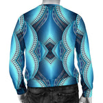 Mandala Waves Bohemian Pattern Print Men's Crewneck Sweatshirt GearFrost