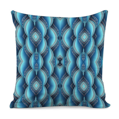 Mandala Waves Bohemian Pattern Print Pillow Cover