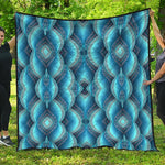 Mandala Waves Bohemian Pattern Print Quilt