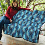 Mandala Waves Bohemian Pattern Print Quilt