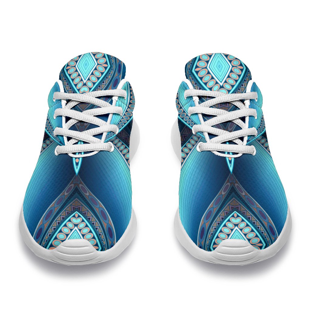 Mandala Waves Bohemian Pattern Print Sport Shoes GearFrost