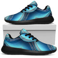 Mandala Waves Bohemian Pattern Print Walking Shoes