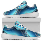 Mandala Waves Bohemian Pattern Print Sport Shoes GearFrost