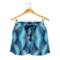 Mandala Waves Bohemian Pattern Print Women's Shorts