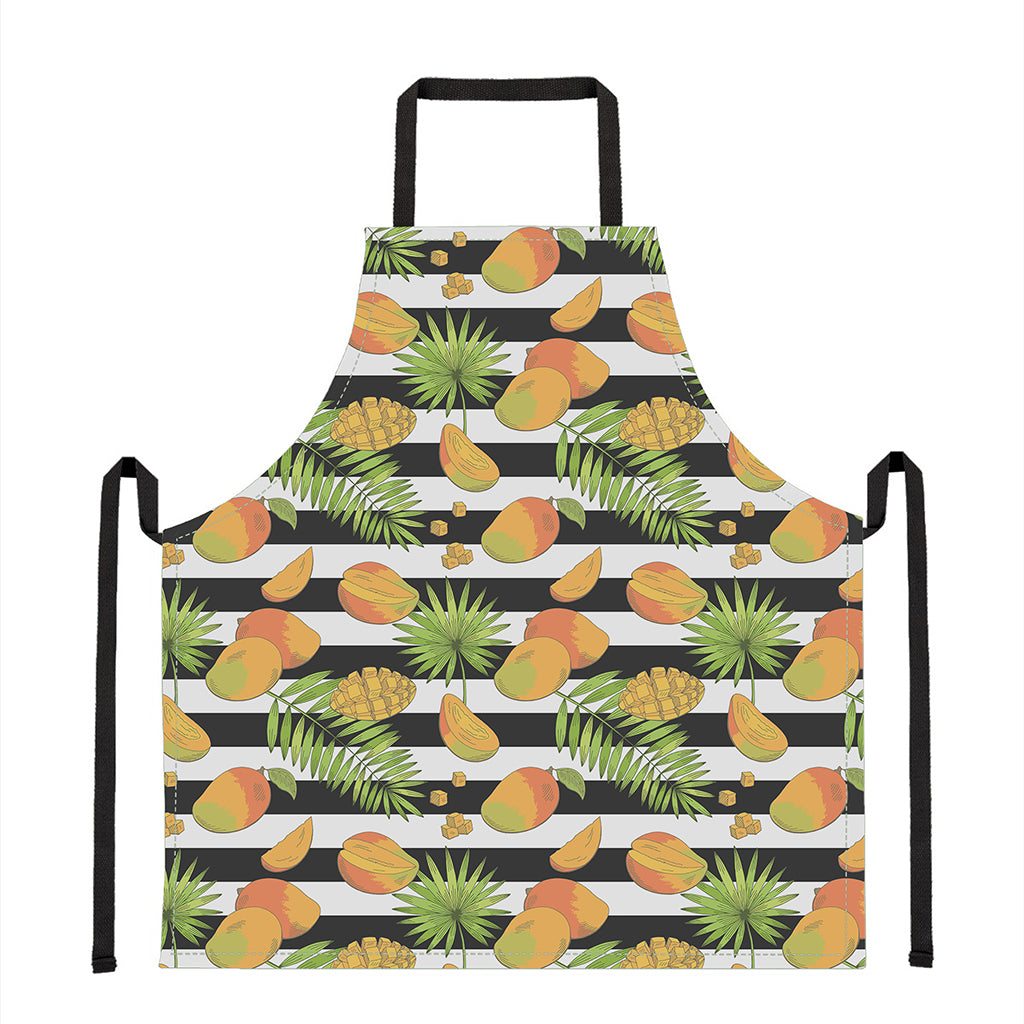 Mango Fruit Striped Pattern Print Apron