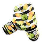 Mango Fruit Striped Pattern Print Boxing Gloves