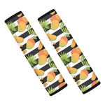 Mango Fruit Striped Pattern Print Car Seat Belt Covers