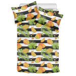Mango Fruit Striped Pattern Print Duvet Cover Bedding Set