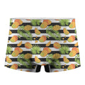 Mango Fruit Striped Pattern Print Men's Boxer Briefs