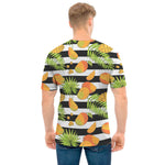 Mango Fruit Striped Pattern Print Men's T-Shirt