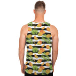 Mango Fruit Striped Pattern Print Men's Tank Top