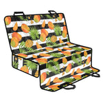 Mango Fruit Striped Pattern Print Pet Car Back Seat Cover
