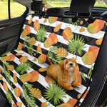 Mango Fruit Striped Pattern Print Pet Car Back Seat Cover