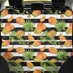 Mango Fruit Striped Pattern Print Pet Car Back Seat Cover