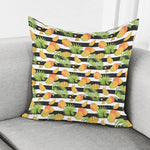 Mango Fruit Striped Pattern Print Pillow Cover