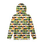 Mango Fruit Striped Pattern Print Pullover Hoodie
