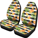 Mango Fruit Striped Pattern Print Universal Fit Car Seat Covers