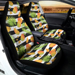Mango Fruit Striped Pattern Print Universal Fit Car Seat Covers