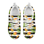 Mango Fruit Striped Pattern Print White Sneakers