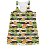 Mango Fruit Striped Pattern Print Women's Racerback Tank Top