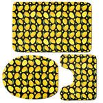 Mango Pattern Print 3 Piece Bath Mat Set