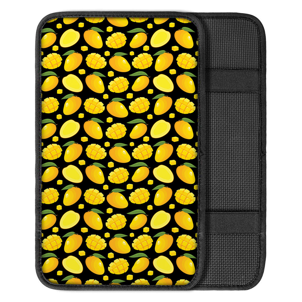 Mango Pattern Print Car Center Console Cover