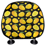Mango Pattern Print Car Headrest Covers